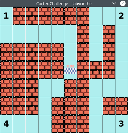 exemple de carte du défi labyrinthe