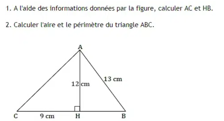 exercice de maths